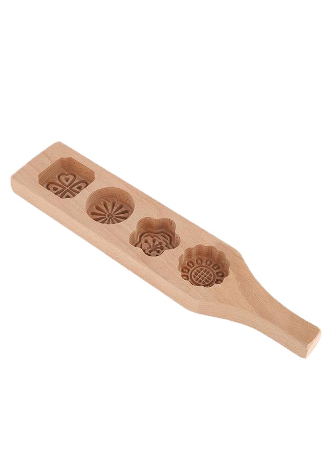 Moon Cake Pastry Mould Brown  - Image 2