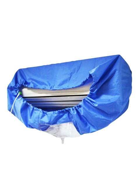 Air Conditioner Waterproof Cleaning Cover Dust Washing Bag Blue 250grams