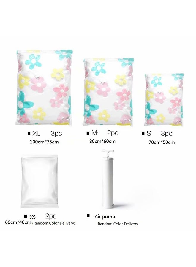 11-Piece Set Of Vacuum Compression Storage Bag Multicolour 400grams  - Image 4
