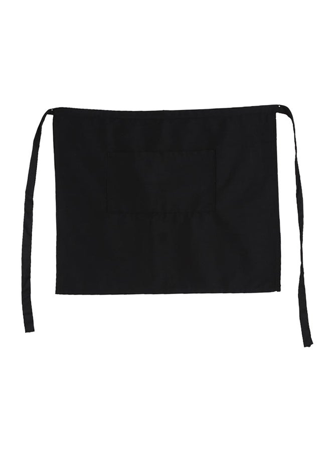 Half Waist Short Aprons With Pockets Black 52x44cm  - Image 1