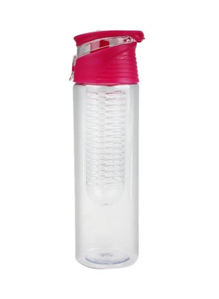 Infuser Flip Lid Juice Bottle Red/Clear 25X7X7cm - v1565007634/N28835991A_1