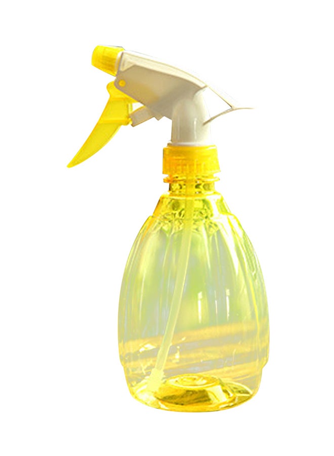 Plastic Spray Bottle Yellow 20x12x9centimeter