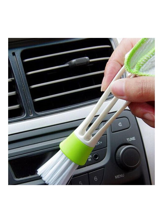 Car Air Conditioner Cleaning Brush White/Green 45grams - Image 2