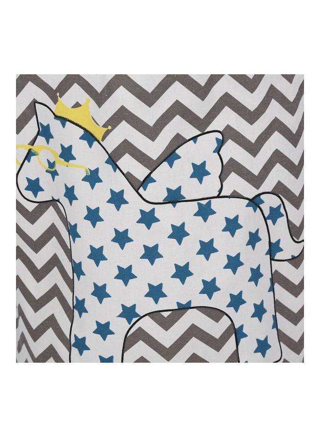 Creative Storage Basket Grey/White/Blue 39x49centimeter - Image 2