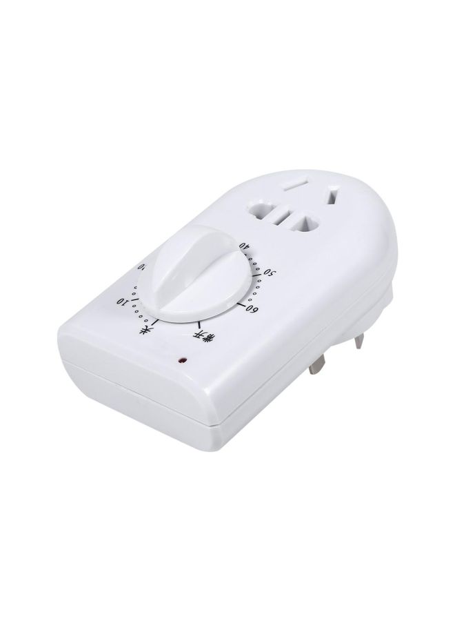 Digital Countdown Control Timer Plug White 10x6.3x7.3cm  - Image 3