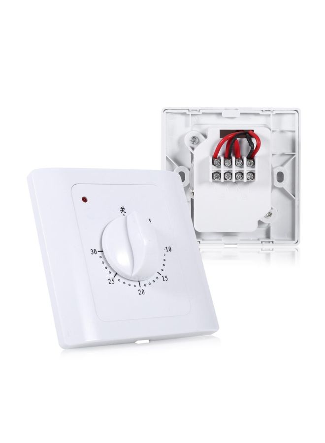Generic - Digital Countdown Control Timer Plug White 8.5x8.5centimeter - Image 1