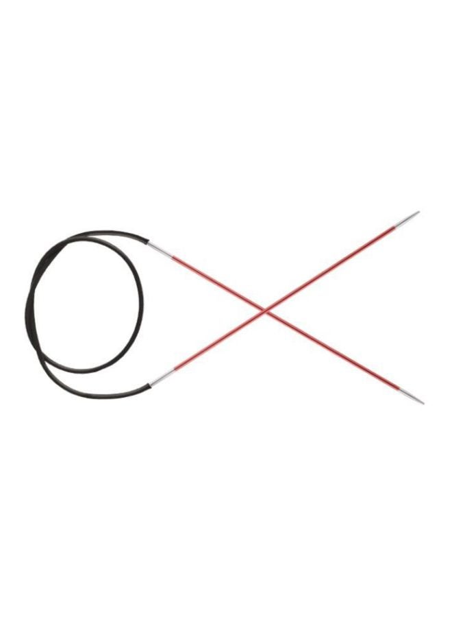 Stationary Circular Knitting Needle Red/Black