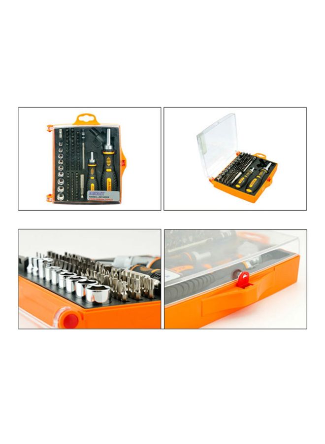 JAKEMY 79-Piece Screwdriver Set Black/Silver/Orange - Image 2