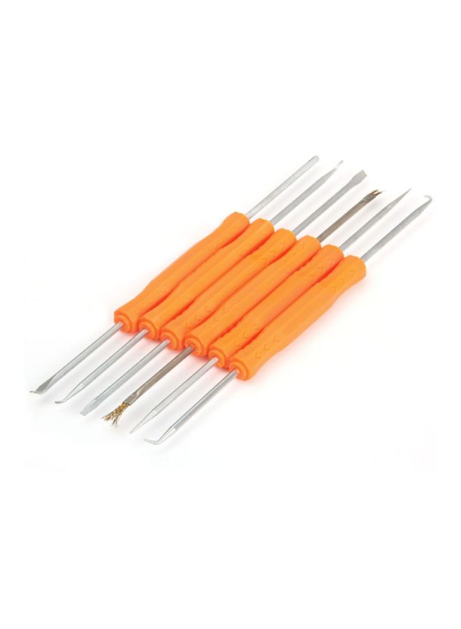 JAKEMY 16-Piece Electric Soldering And Welding Tool Set Silver/Orange/Black 27x16x5.00cm - Image 3