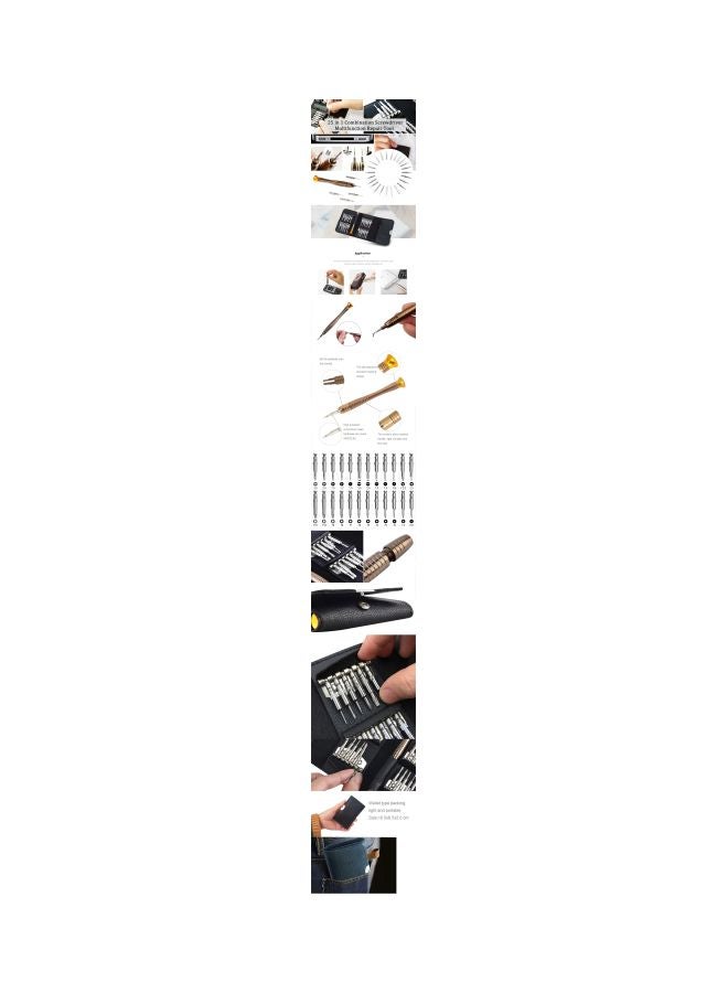 JOFLO 25 In 1 Screwdriver Kit Multicolour 3.94x2.56x1.18inch - Image 5