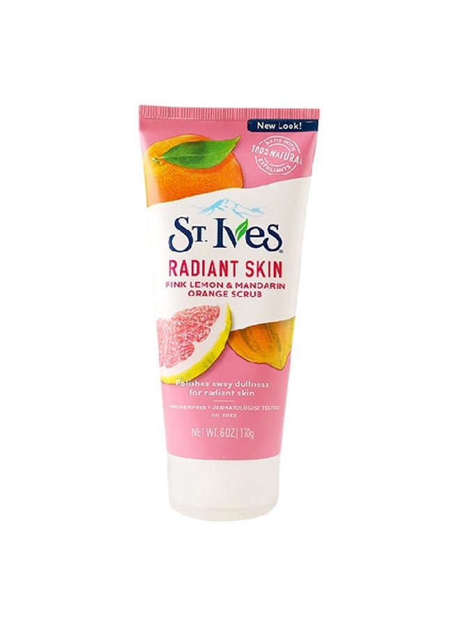 ST. Ives Radiant Skin Pink Lemon And Mandarin Orange Scrub 170grams