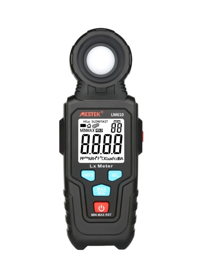ميستك جهاز رقمي لاختبار شدة الضوء بوحدة اللومن أسود - Image 1