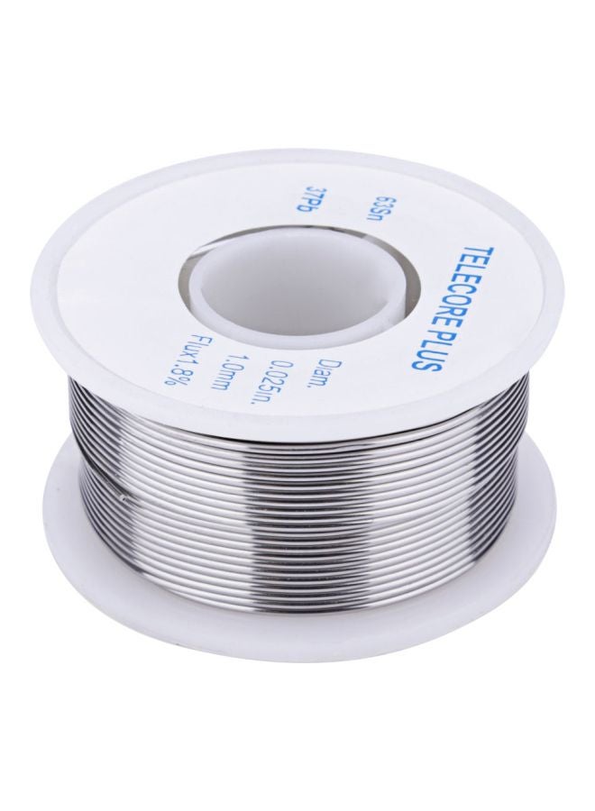 دبليو ال اكس واي بكرة أسلاك اللحام فضي/أبيض - Image 1