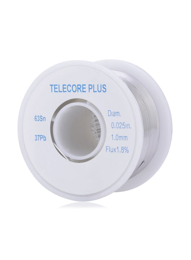 دبليو ال اكس واي بكرة أسلاك اللحام فضي/أبيض - Image 2