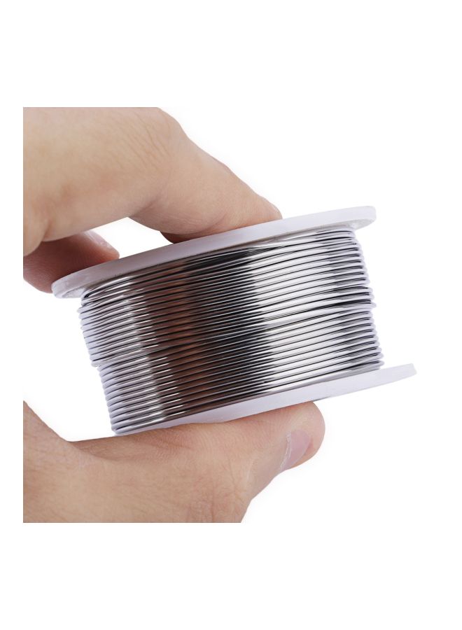 دبليو ال اكس واي بكرة أسلاك اللحام فضي/أبيض - Image 4