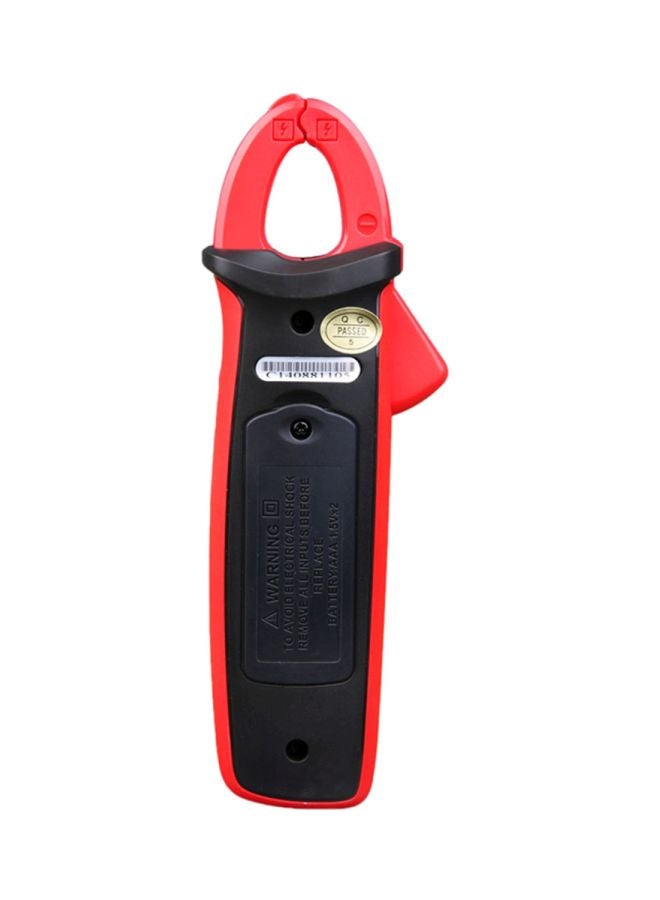 يوني تي - جهاز اختبار رقمي على شكل مشبك مع شاشة عرض LCD أسود/أحمر 15.50x3.35x6.00سم - Image 1