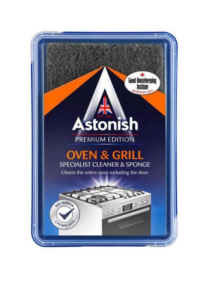 Astonish Oven And Grill Specialist Cleaner And Sponge Black 