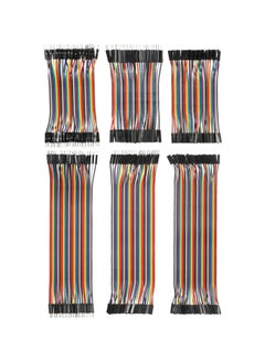 240-Piece Breadboard Jumper Wires Ribbon Cable Kit Red/Black/Yellow 13x4.5x6centimeter