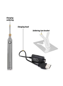 ماركة غير محددة كاوية لحام لاسلكية مزودة بموصل USB فضي 15x4x10.5سم  - Image 5
