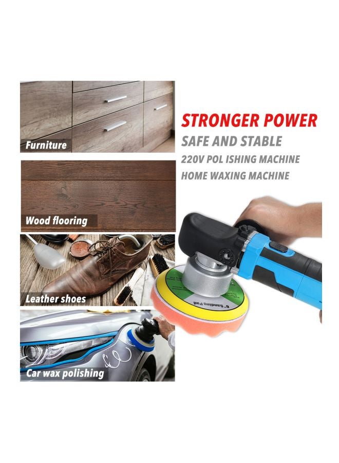 Generic - Dual Action Polishing Machine Blue/Black 35x13.5x15cm - Image 1