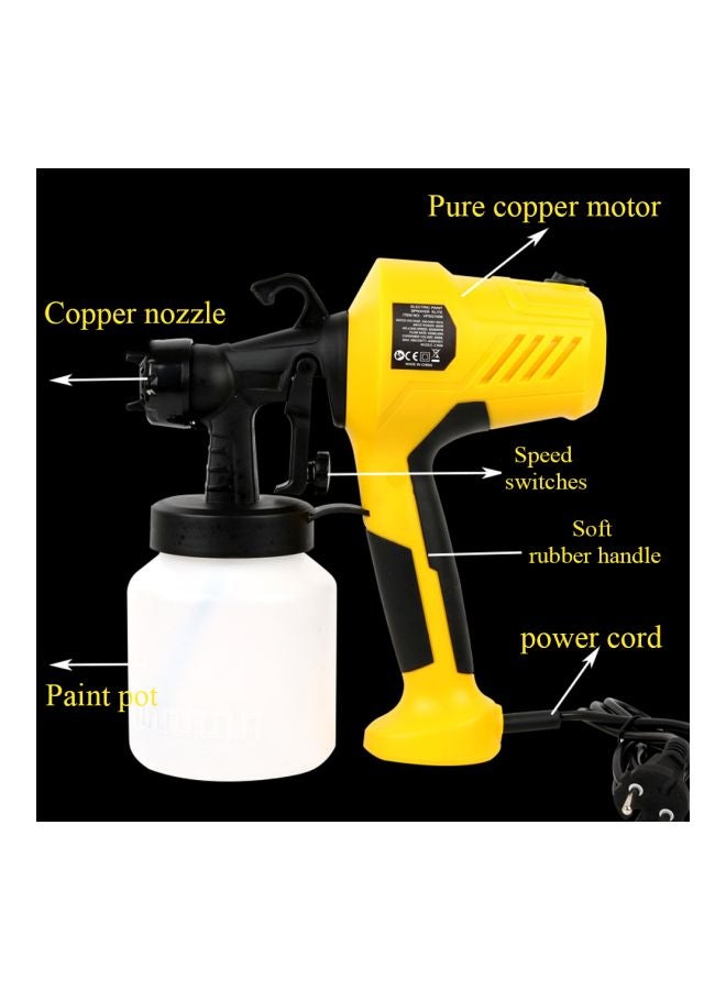 Electric Paint Sprayer Machine Yellow/Black 42x27x28cm - Image 2