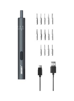JAKEMY Electric Screwdriver And Bits Set Black 21x4x9.5cm  - Image 1