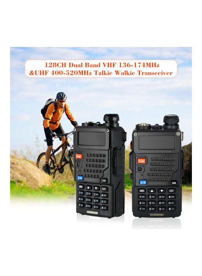Baofeng Dual Band FM Transceiver Black 18x9.5x11centimeter  - Image 5