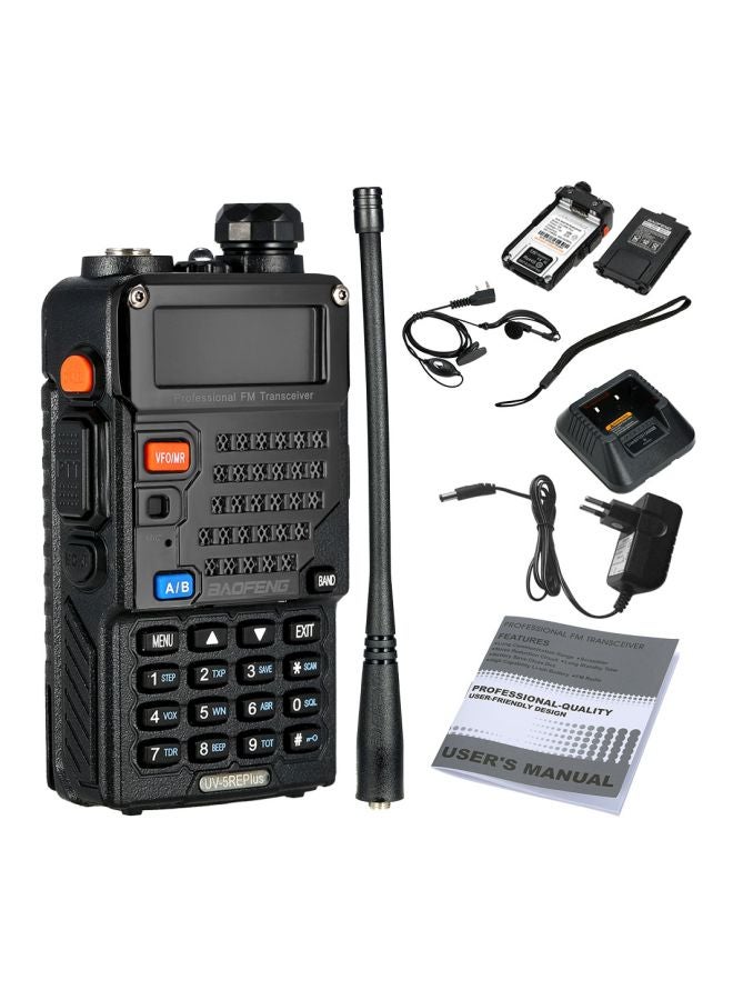 Dual Band FM Transceiver Black 18x9.5x11centimeter