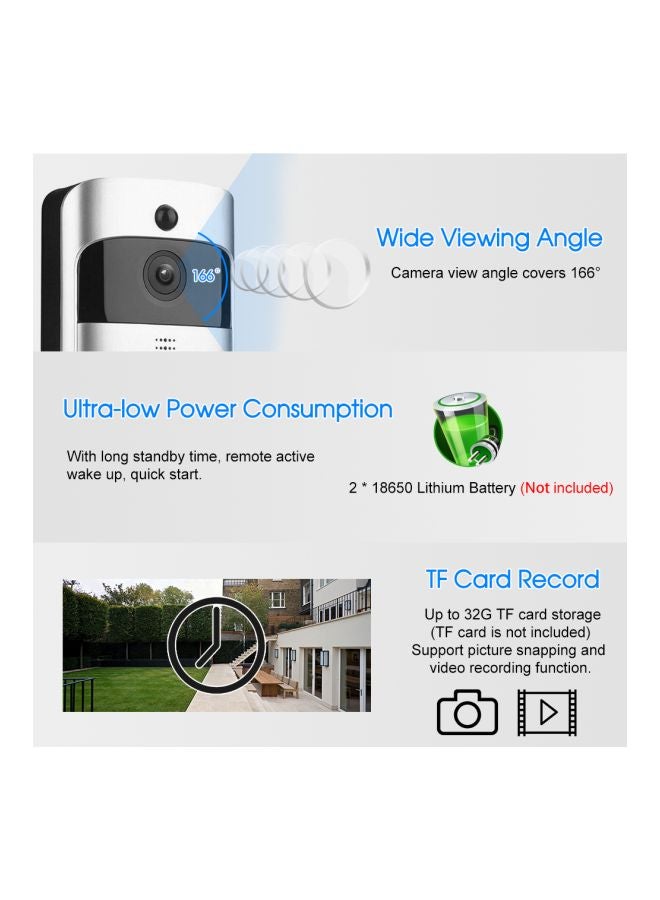 كاميرا مراقبة بخاصية واي فاي مزودة بجرس باب - Image 2