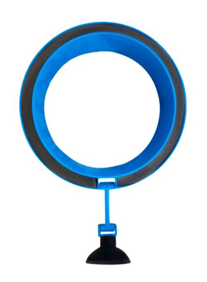 مركز تغذية عائم ومستدير للأسماك أسود/أزرق