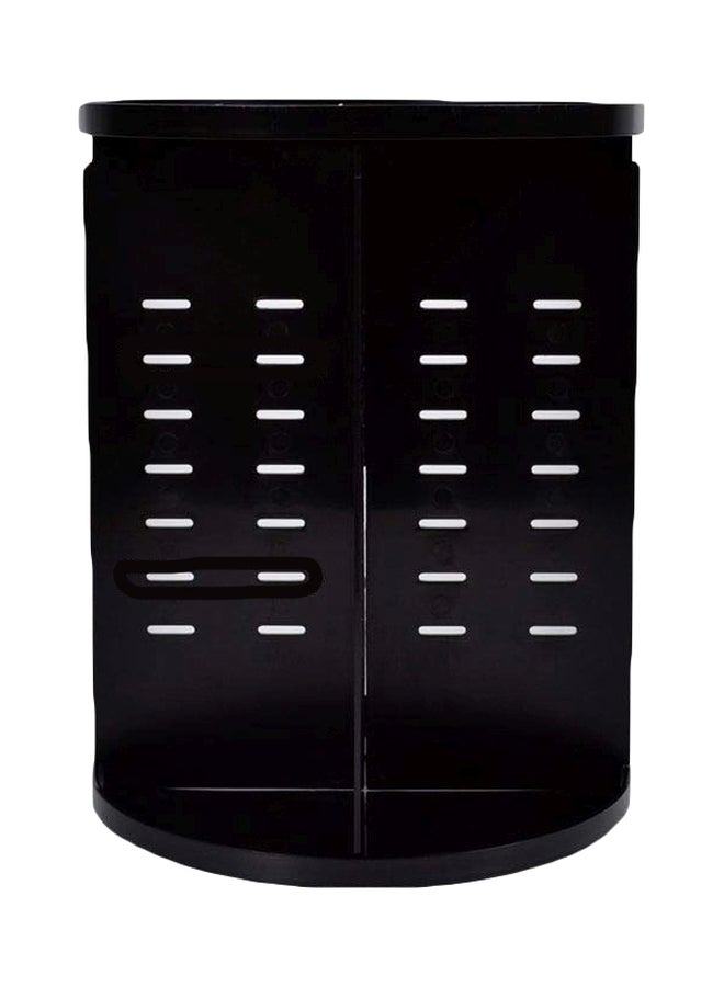 منظم مستحضرات تجميل يدور 360 درجة أسود - Image 1