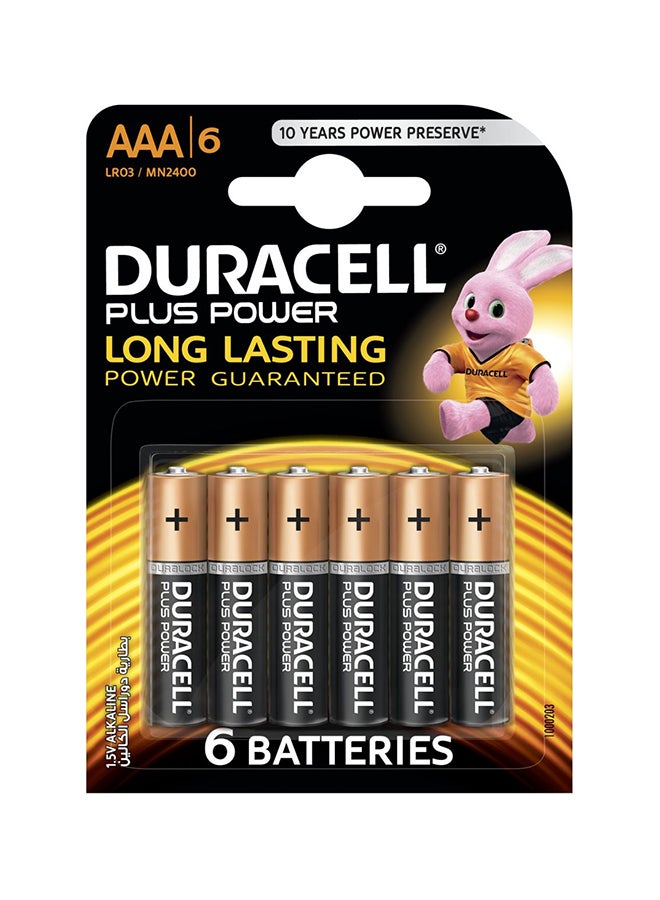 Duracell - 6-Piece Duracell Plus Power Black/Bronze - Image 1