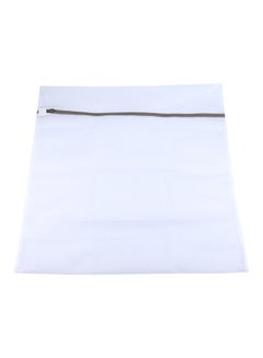 Generic Zipper Closure Mesh Laundry Bag White  - Image 1