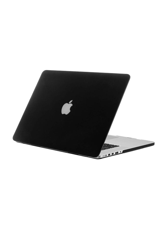 Matte Non-Slip Hard Shell Laptop Case Cover For Macbook Pro Black  - Image 2