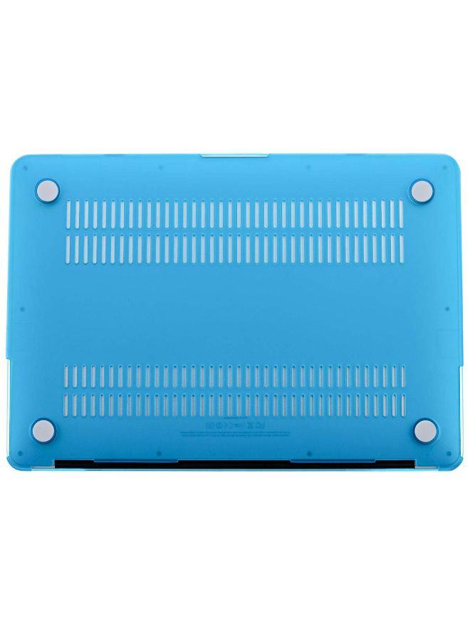 Generic Frost Matte Surface Laptop Rubberized Hard Shell Case Cover For Apple MacBook Pro Sky Blue  - Image 3