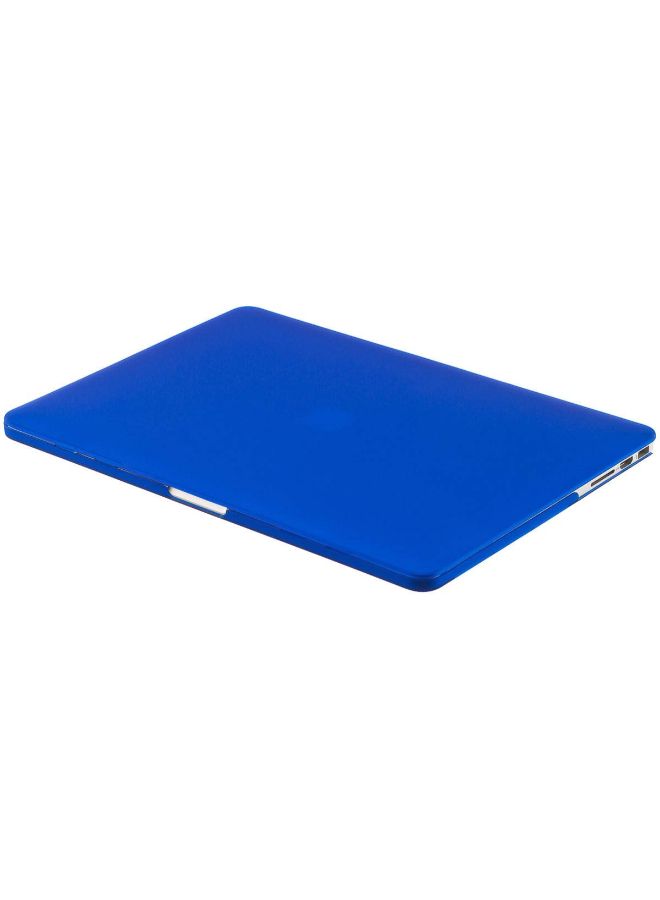 Rubberized Hard Case Cover Shell For Apple MacBook Pro Retina Blue