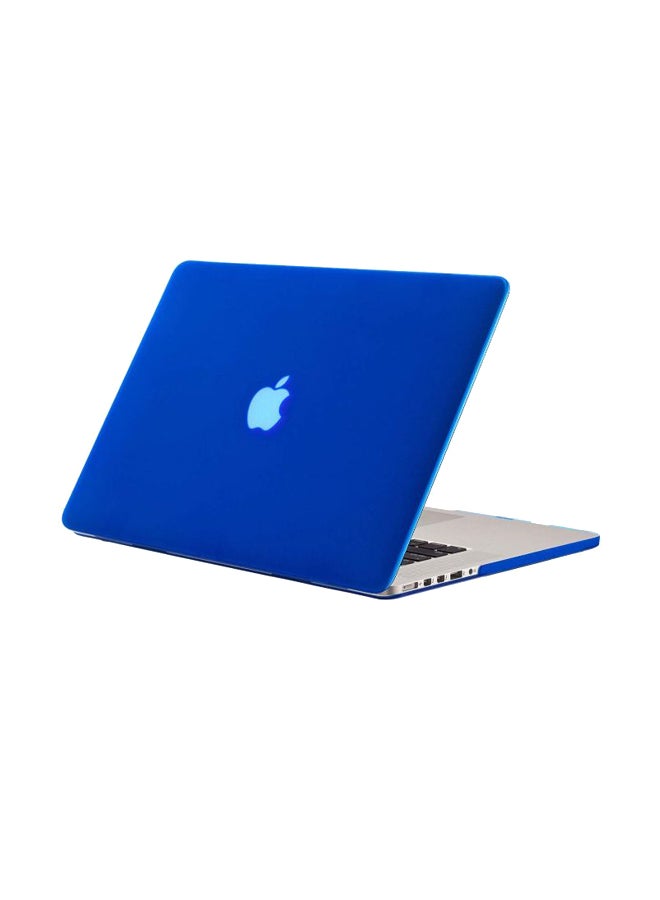 Rubberized Hard Case Cover Shell For Apple MacBook Pro Retina Blue