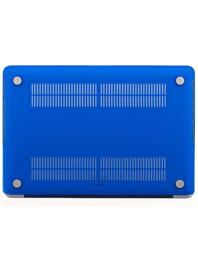 Rubberized Hard Case Cover Shell For Apple MacBook Pro Retina Blue