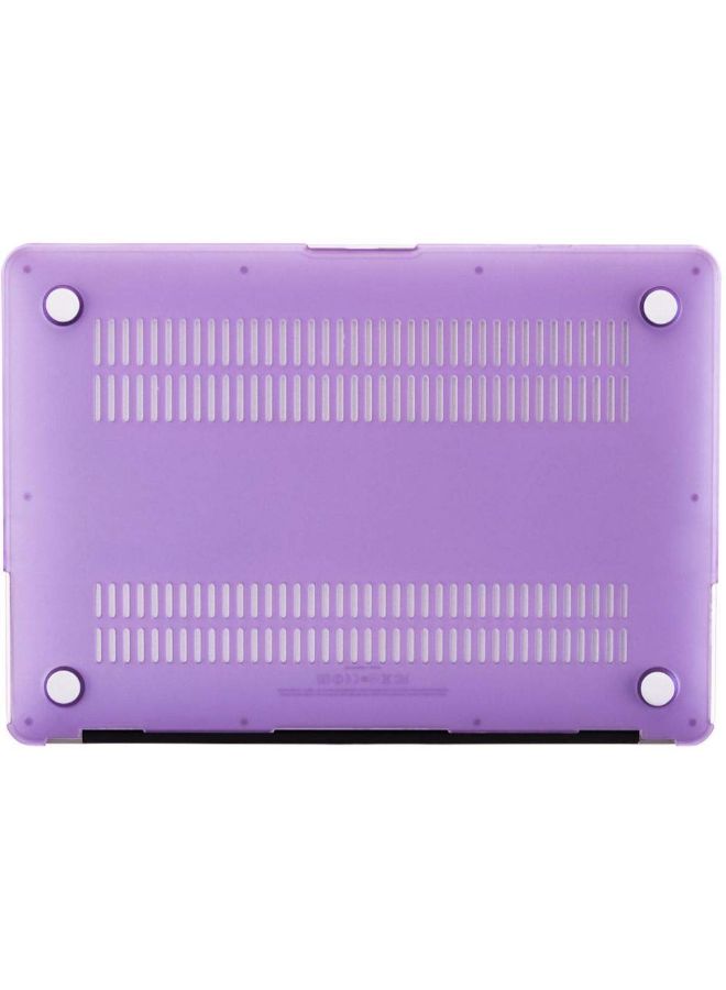 Rubberized Hard Case Cover For Apple MacBook Air Purple - Image 3