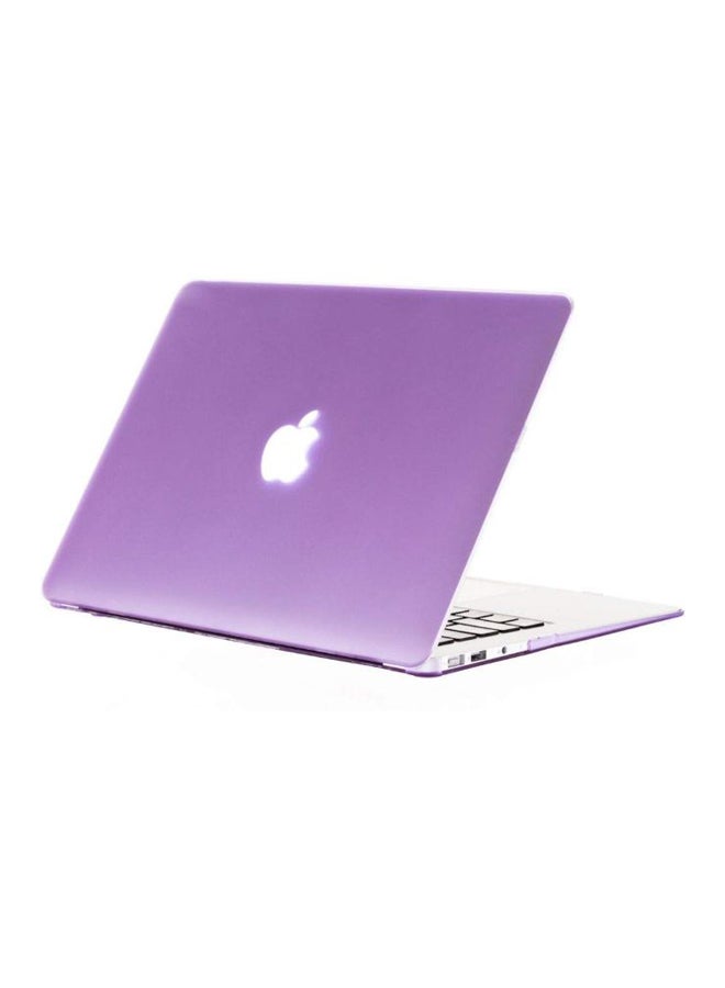 Rubberized Hard Case Cover For Apple MacBook Air Purple - Image 2