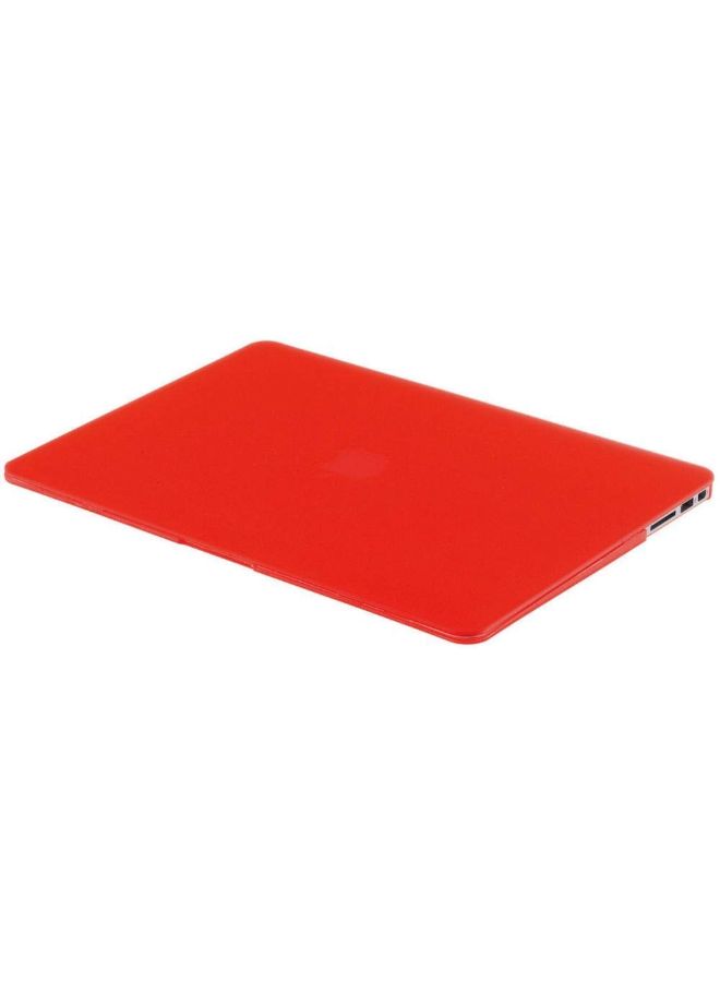 Rubberized Matte Frosted Case Cover For Apple MacBook Pro Red