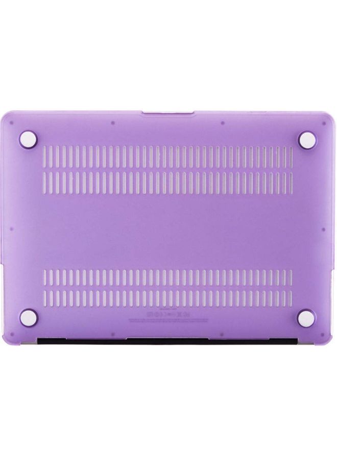 Generic Matte Frosted Hard Shell Laptop Case Cover For Apple MacBook Pro Purple  - Image 3
