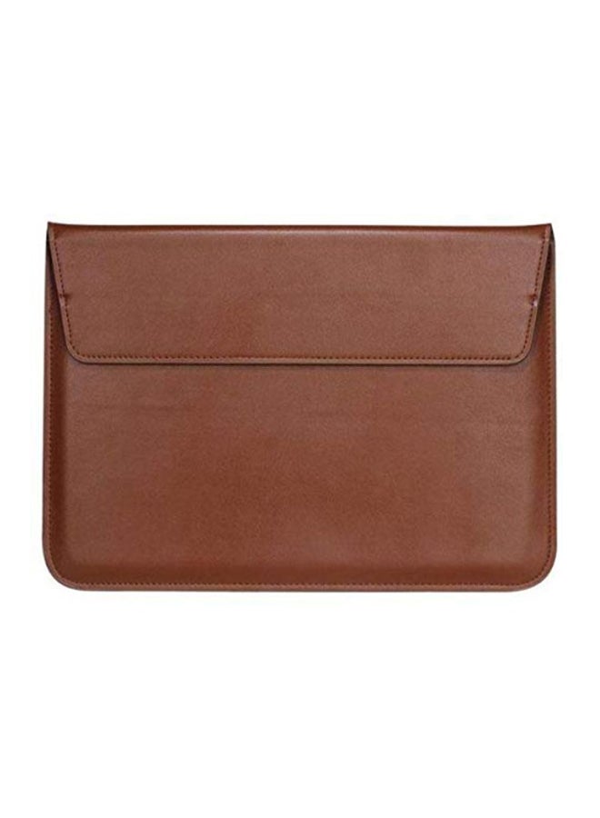 حافظة لابتوب واقية بتصميم ظرف لجهاز أبل ماك بوك بني - Image 1