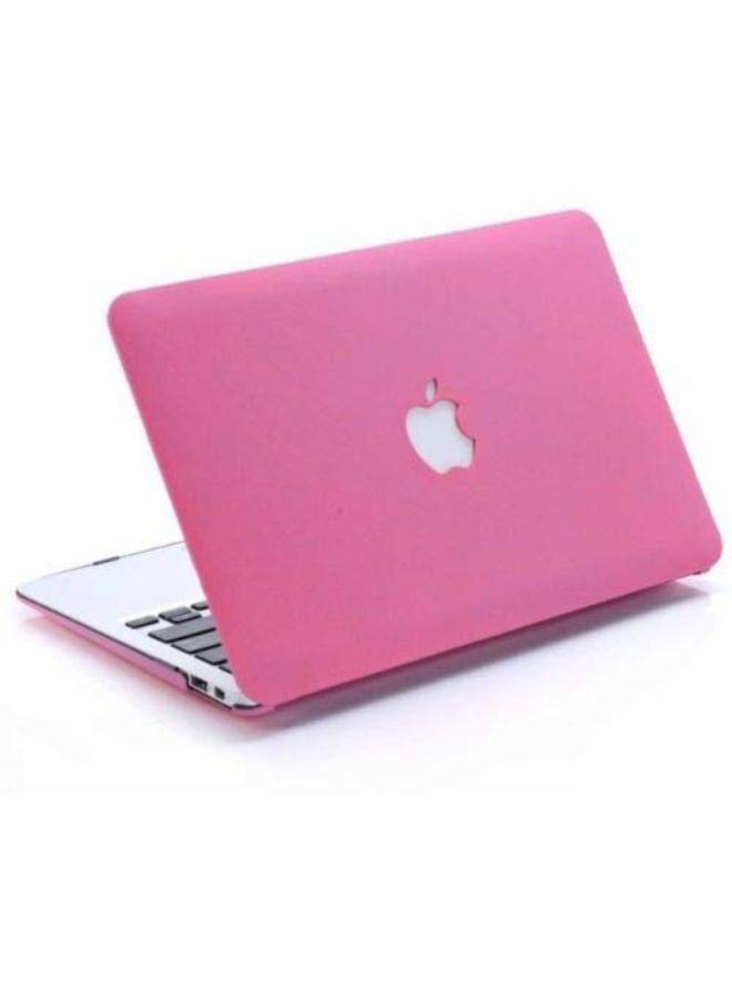 Rubberized Hard Shell Case Cover For Apple MacBook Pro Pink - Image 2