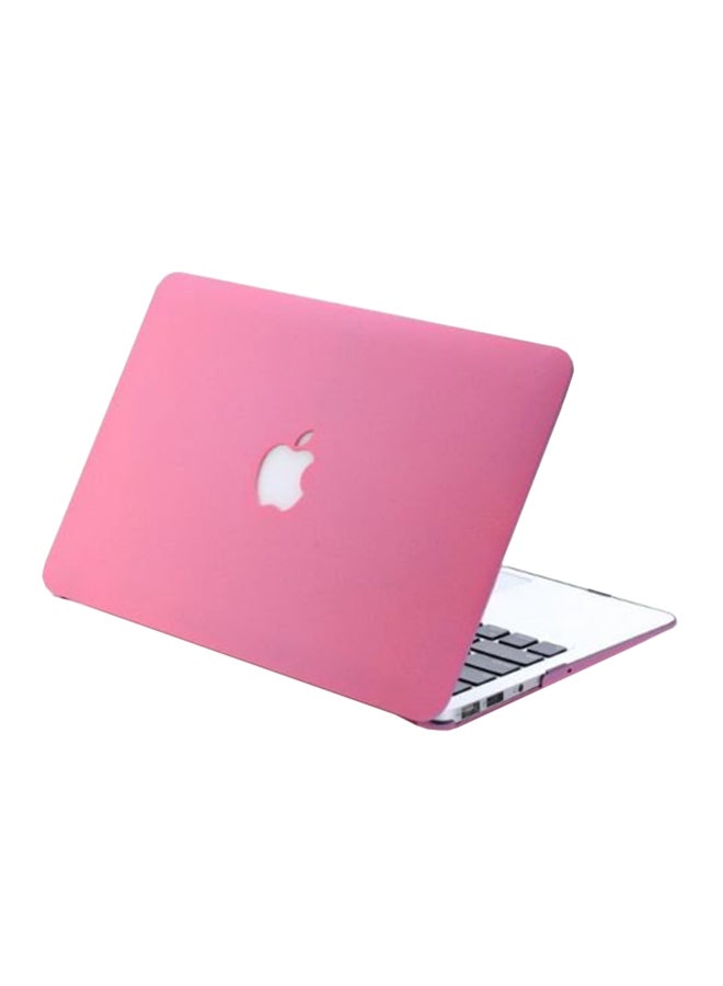 Rubberized Hard Shell Case Cover For Apple MacBook Pro Pink - Image 1