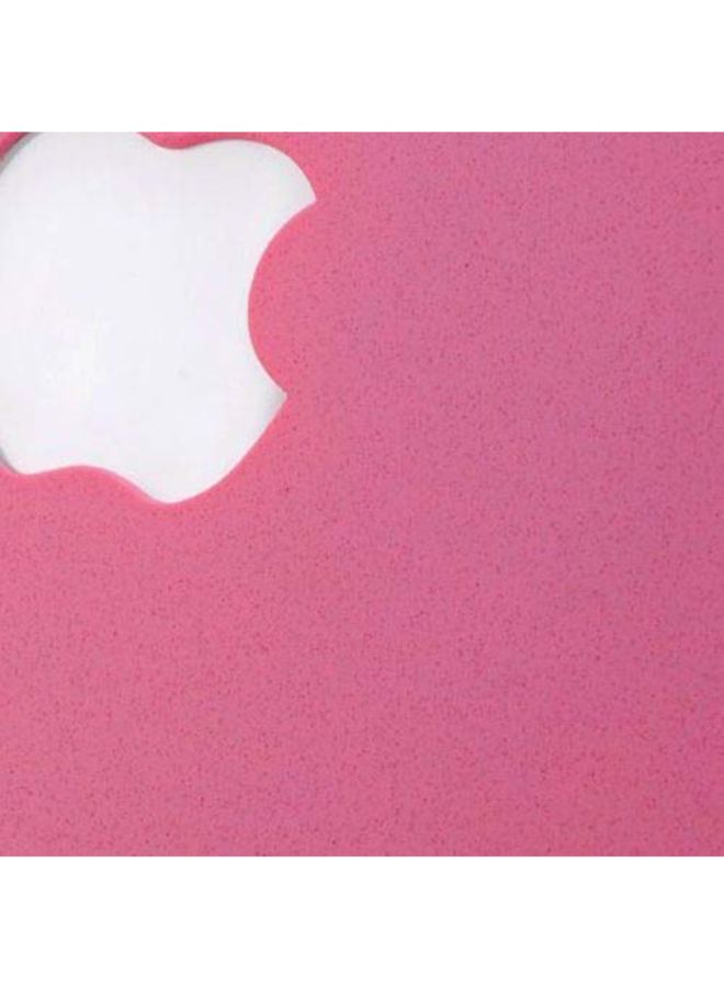 Rubberized Hard Shell Case Cover For Apple MacBook Pro Pink - Image 3