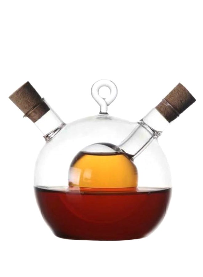 2-In-1 Double Oil Vinegar Glass Bottle Multicolour  - Image 1