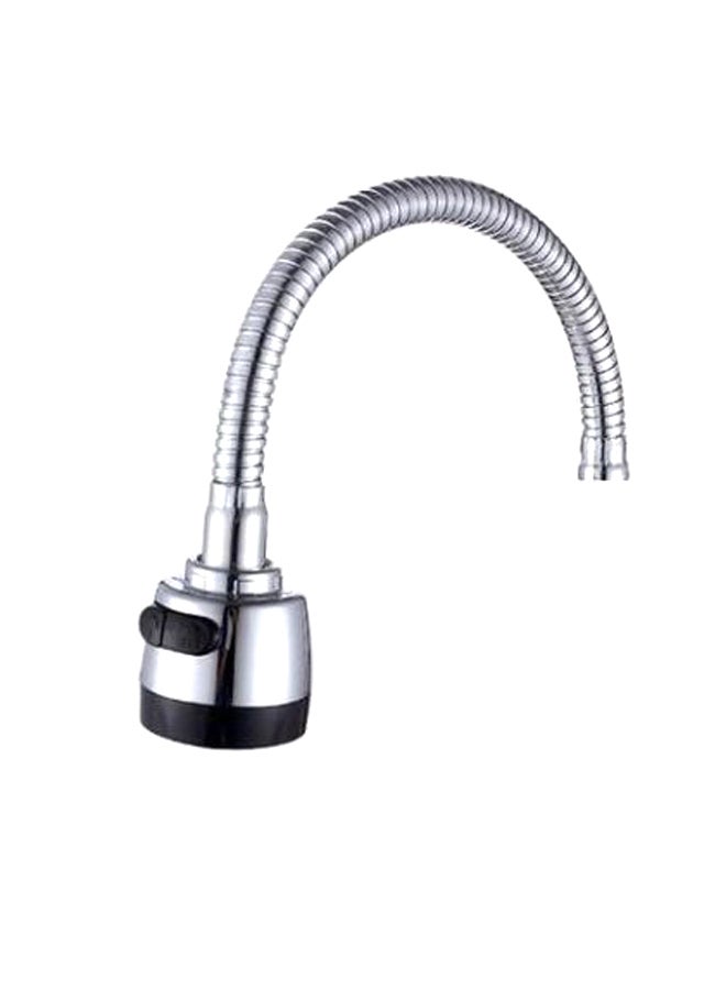Flexible Kitchen Water Faucet Silver/Black