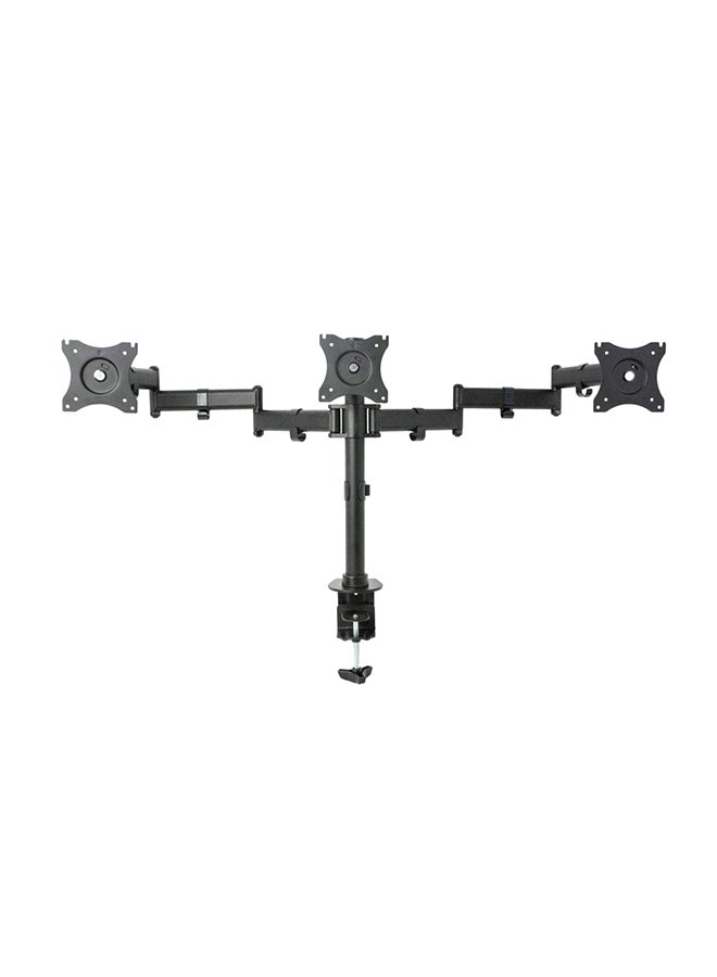 Triple Monitor Adjustable Mount Black - Image 1