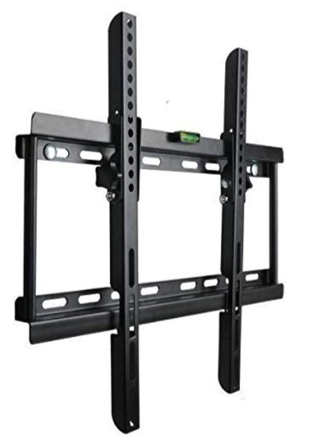 وحدة تثبيت على الحائط للتلفزيون المسطح بتصميم ذكي ومتين أسود - Image 2